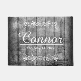 Tapete Estilo Paris Faux Cinza Wood