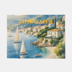 Tapete Estilo Vintage Cote D'Azur Viagem francês