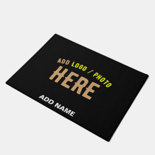 TAPETE ESTILOSO MODERNO PERSONALIZÁVEL PRETO VERIFICADO C