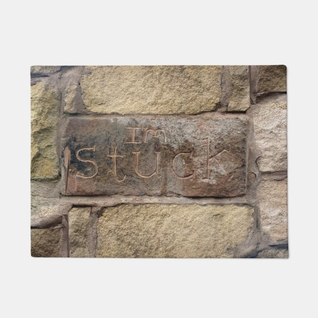 Tapete "Estou preso", outro tijolo na parede (Frente)