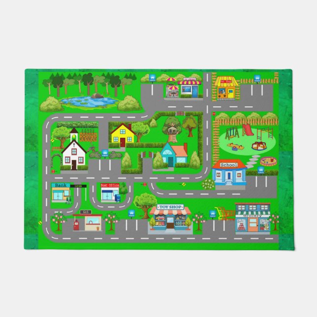 Tapete Estradas para automóveis (Frente)