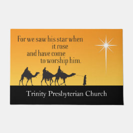 Tapete Estrela de Belém de Três Sábios Personalizável