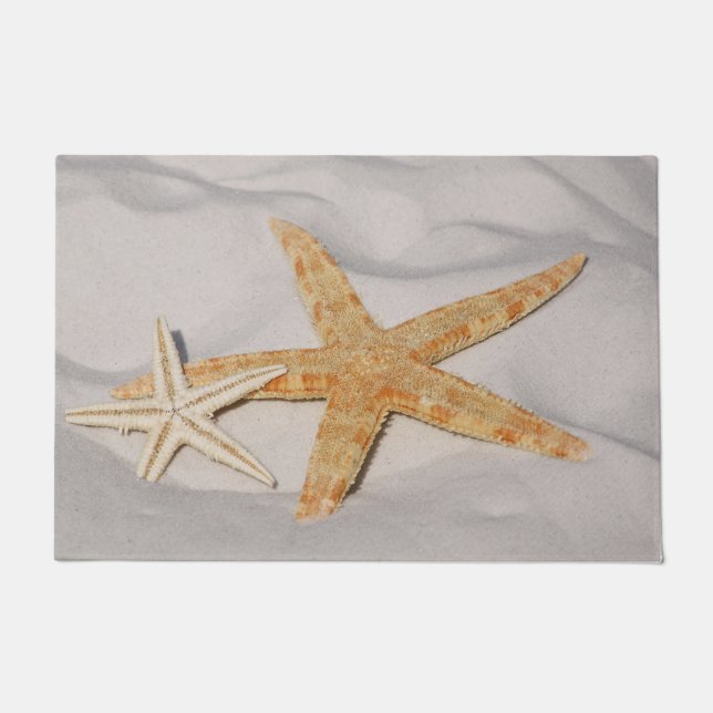Tapete Estrela do mar dois na areia grande (Frente)