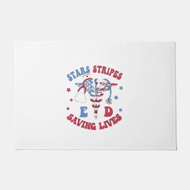 Tapete Estrelas Stripes E D Salvando Vidas (Frente)