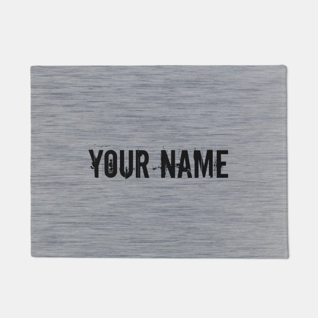 Tapete Estrutura de metal com escovas de alumínio (Frente)