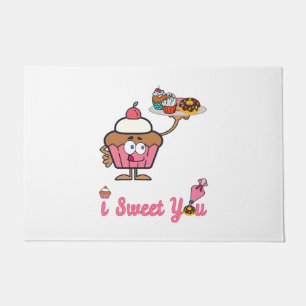Tapete Eu Adoço Você com um Cupcake