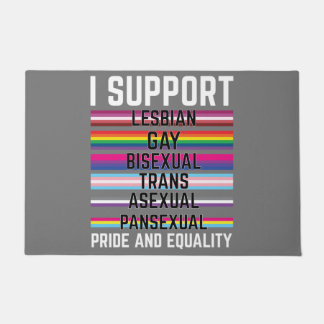 Tapete Eu apoio o painel assexual trans bissexual e Gay d