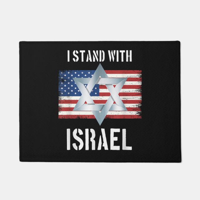 Tapete eu estou com israel  (Frente)