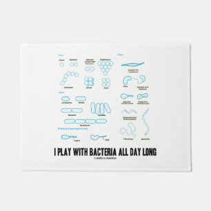 Tapete Eu jogo com microbiologia das bactérias o dia