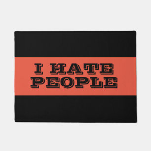 Tapete Eu Odeio Mat De Porta De Colheita De Pessoas