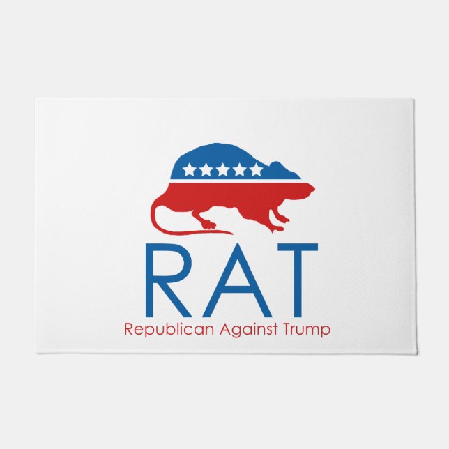 Tapete Eu sou um R.A.T. Republicano Contra Trump (Frente)