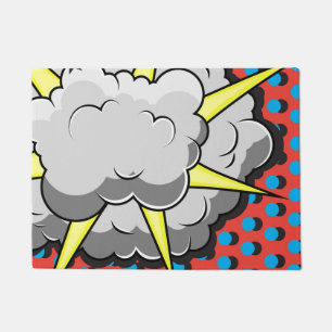 Tapete Explosão cómica do estilo do pop art