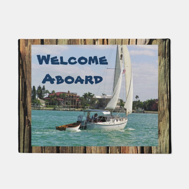 Tapete Faça seu próprio Barco personalizado - Matriz de p (Frente)