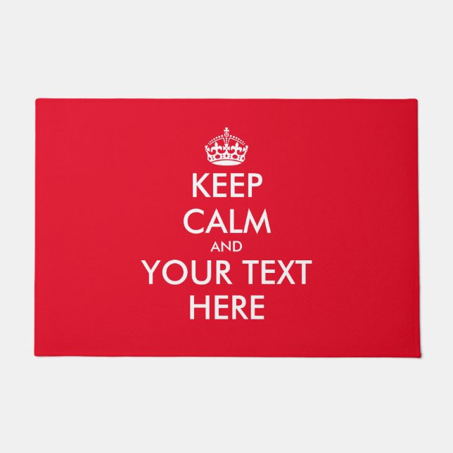 Tapete Faça seu próprio grande e engraçado, mantenha calm (Frente)