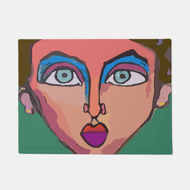 Tapete Face de abstrato (Frente)