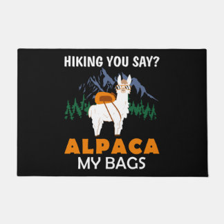 Tapete Falando Com Você Diz Alpaca As Minhas Bolsas Vinta