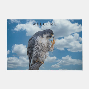 Tapete Falcão Peregrine ao longo do rio Hudson