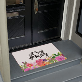 Tapete Família Colorida de Buquês Florais