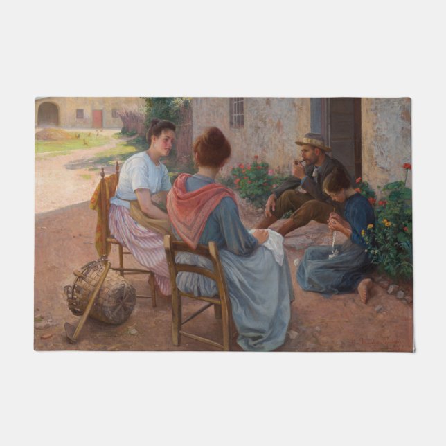 Tapete Família tradicional italiana (Vintage Itália) (Frente)