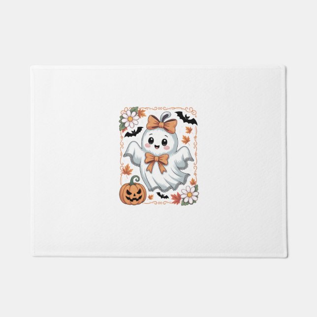 Tapete Fantasma de Renda Assustador Halloween (Frente)