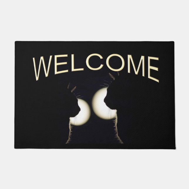 Tapete Fantástico Gato Negro Burgaras Spotado (Frente)