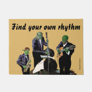 Tapete Fantasy Jazz Blues Musical Art Door Mat