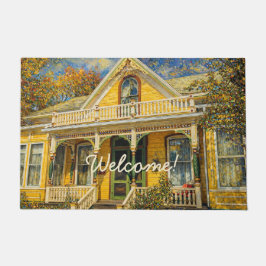 Tapete Fantasy Yellow Victorian House