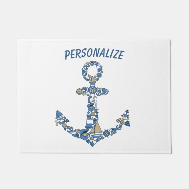 Tapete Farol Ancorador de Embarcação de Navegação Náutica (Frente)