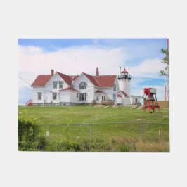 Tapete Farol de East Point, Massachusetts Door Mat