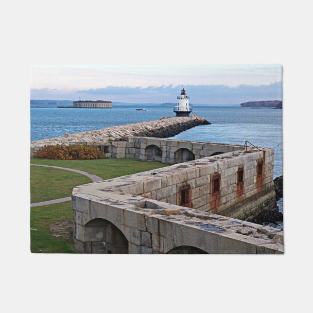 Tapete Farol primavera, Maine Door Mat (Frente)