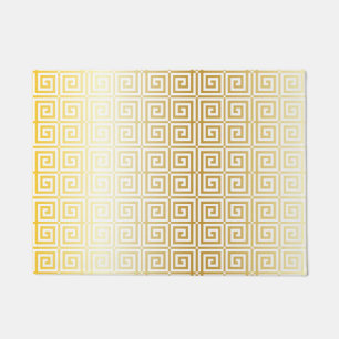 Tapete Faux Gold Foil Trellis Patterno Grego