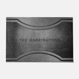 Tapete Faux Metal Custom Name Mats