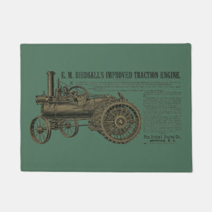 Tapete Fazenda do motor de tração 1889 do motor de vapo