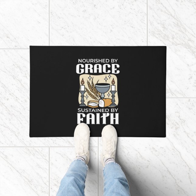 Tapete Fé Espiritual e Graça – Cristão Edificante (Interior)