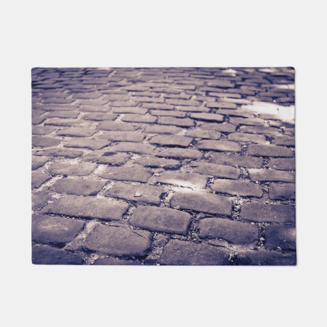 Tapete Fechar A Rua Cobblestone (Frente)