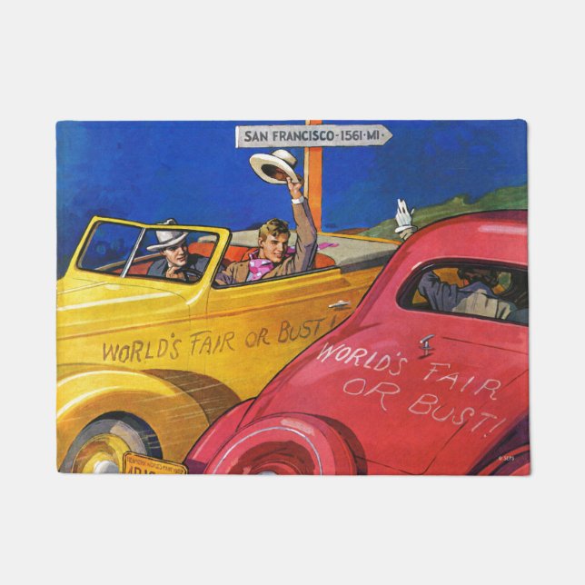 Tapete Feira ou busto do mundo (Frente)