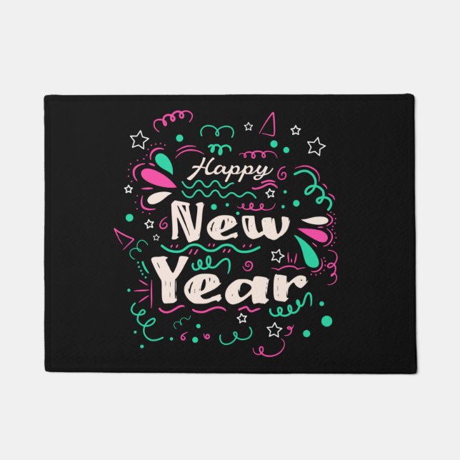 Tapete Feliz ano novo Decorativo Bonito 2023 (Frente)