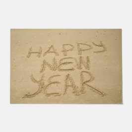 Tapete Feliz ano novo na areia