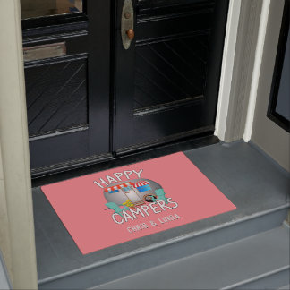 Tapete Feliz Camper| Boas-vindas à Camper Rosa