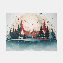 Tapete Feliz Design da porta de Natal