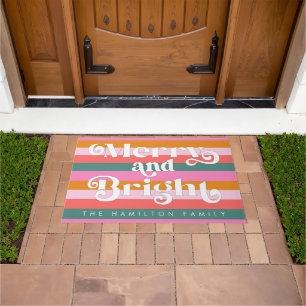 Tapete Feliz e Bright Modern Strike Natal Personalizado