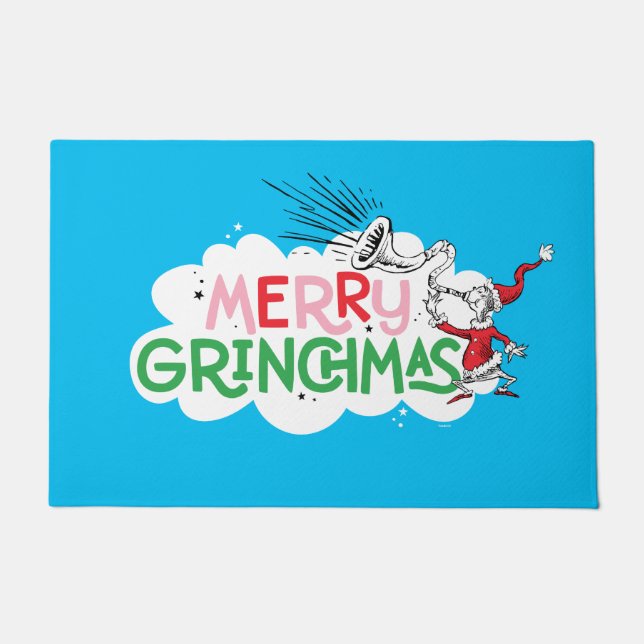 Tapete Feliz Grinchmas Senhor Grinch (Frente)