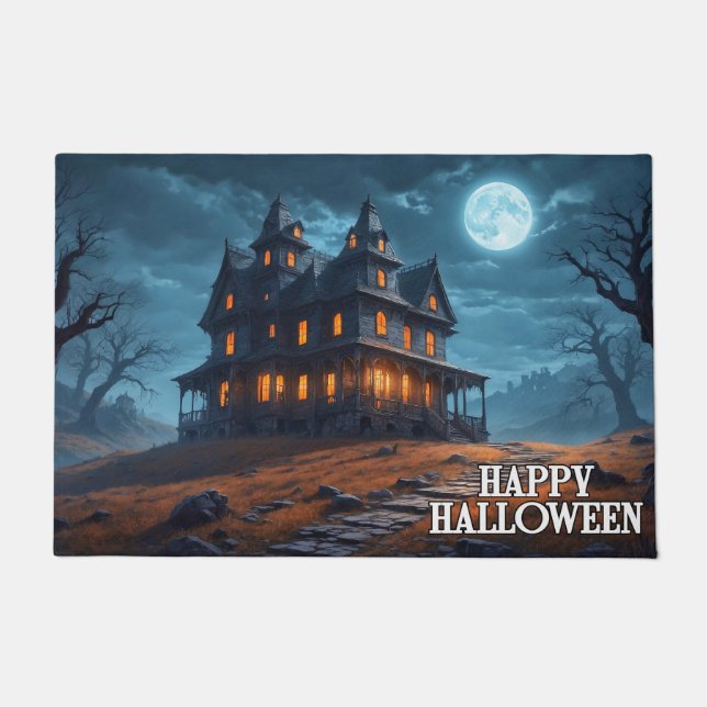 Tapete Feliz Halloween Casa Assombrada (Frente)