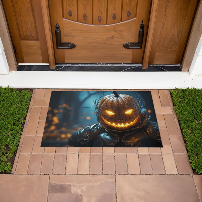 Tapete Feliz Halloween Guerreiro Abóbora (Ar livre)