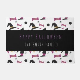 Tapete Feliz Halloween Witch Candy Patterno Doormat