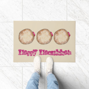 Tapete Feliz Hanukkah Chanukah Jelly Rosquinha Comida