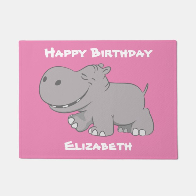 Tapete Feliz Hippopotamus (Frente)