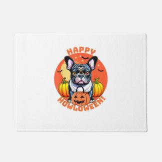 Tapete Feliz Howloween French Bulldog frenchem dog Hallow