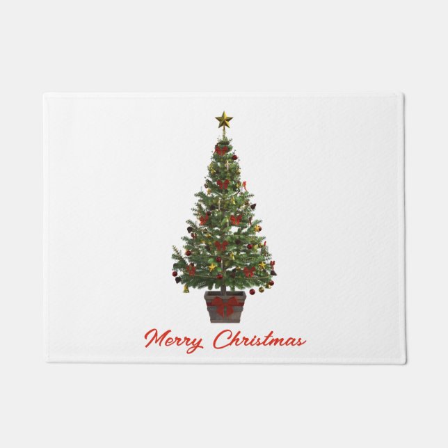 Tapete Feliz Natal. Árvore de Natal (Frente)