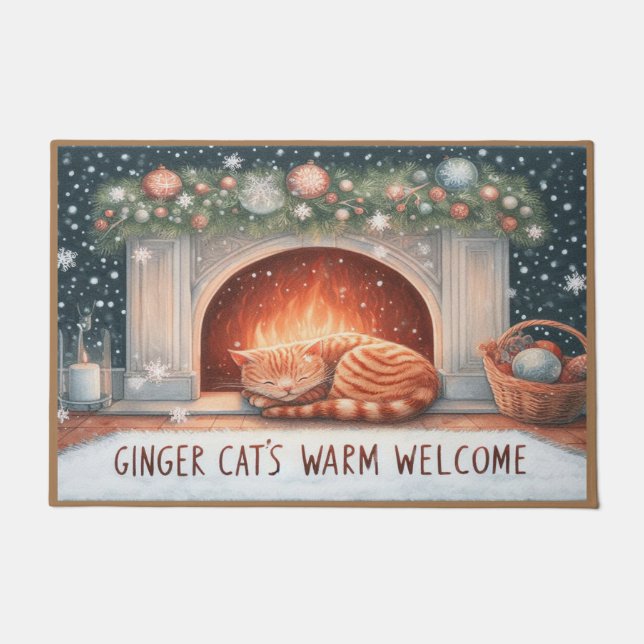 Tapete Feliz Natal do Ginger Cat (Frente)